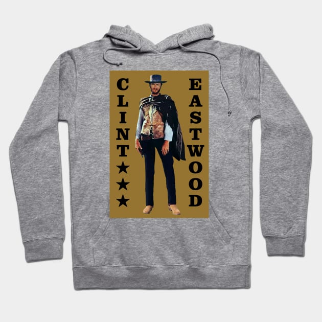 Clint Eastwood Hoodie by PLAYDIGITAL2020